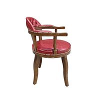 Chaise de salle à manger en bois de hêtre antique fauteuil de salle à manger en cuir ciré chaise de visiteur en cuir en bois chaise de bureau en frêne de conférence à dossier bas