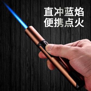 Honest Windproof Torch Lighter with Visible <b>Gas</b> for Adjustable Flame Refillable Butane for Cigars & Outdoor Use - Product Image 3
