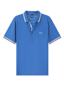 Nouveau <span class=keywords><strong>polo</strong></span> et t-shirt de sport pour homme en coton pur épais, vêtements polyvalents décontractés et professionnels de haute qualité - Product Image 2