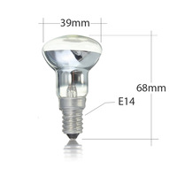 Ampoule R39 Lava, Ampoule Incandescente R12 25W 30W E14 E17, Ampoule Réflecteur Incandescente Dépolie R39