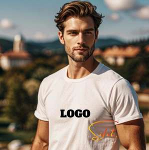 Sifot venta al por mayor de gran tamaño Boxy Drop Shoulder Plain Triblend camiseta Logo impreso Unisex con impresión de etiqueta personalizada - Product Image 1