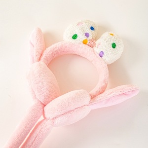 भालू कान हिंग फोल्डेबल एंटी-फ्रीज कार्टून बच्चों के लिए गर्म सर्दियों 100% पॉलिएस्टर कान मफ - Product Image 3