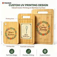 Planches à découper en bambou personnalisées pour la veille de Noël, trois tailles, planches à découper pour légumes et viande, pour la cuisine à domicile