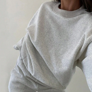 Ropa informal de verano para mujer, sudadera gris de diseño Vintage, pantalones cortos, ropa deportiva para Fitness, Topps, Sudadera con capucha de algodón de tamaño libre, estampado largo - Product Image 2