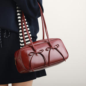 New Trendy Red <b>Bridal</b> Wedding Bag Single Shoulder Bags Underarm <b>Purse</b> Premium High-end Ladies' Handbags Bowling Bag - Product Image 1