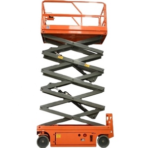 Lift Aerial baja listrik dalam ruangan, Lift 3m 5m mendorong sendiri gunting Mini angkat listrik hidrolik - Product Image 1