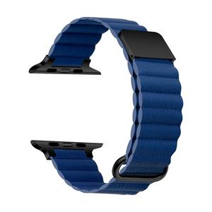 <span class=keywords><strong>Correa</strong></span> de reloj con imán de Cuero al por mayor para <span class=keywords><strong>Apple</strong></span> iWatch Series diseño de cinturón con hebilla inversa - Product Image 6
