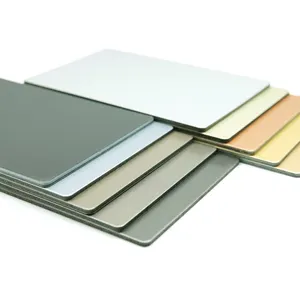 3mm acm panneaux dibond décoratifs acp solide panneau composite en aluminium de couleur