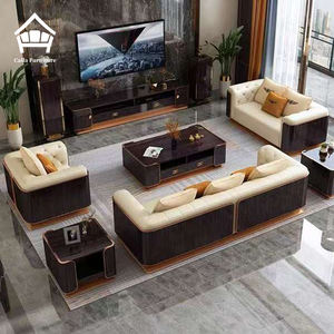 Divani di Lusso Moderni in Vera Pelle Italiana di Alta Gamma, Set di Divani Componibili per Casa, Hotel e Soggiorno - Product Image 2