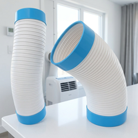 Tuyau d'échappement flexible thermique de haute qualité, tuyau flexible de climatisation 120 mm, tuyau d'échappement d'air flexible pour le refroidissement