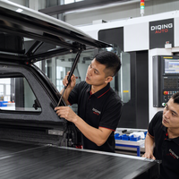 Capot de benne sur mesure à trois portes pour BYD Shark 6, avec système de verrouillage sécurisé, en alliage d'aluminium, pour pick-up hybride