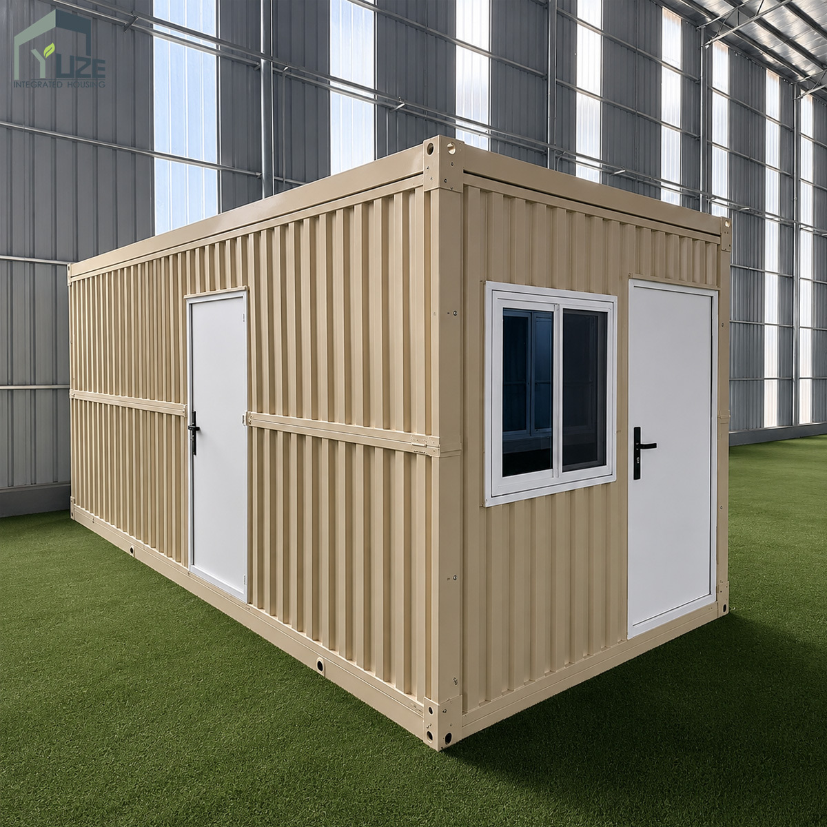 Modern Design Ready to Use Steel Structure 20ft Prefabricated Modular Foldable Container House for Staff Dormitory