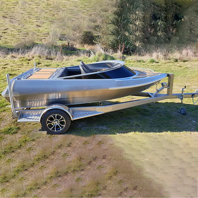 Kinocean-yate eléctrico de pesca, barco de aluminio para la venta con motor de chorro de 1800CC