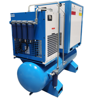 Compresseurs d'air à vis sans huile 15KW 20KW 22KW à forte demande pour découpe laser, alimentation CA 380V, usage industriel