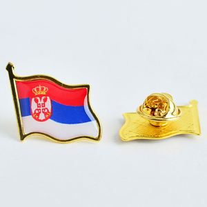 Medallón con Diseño Artístico de Bandera Nacional, Broche Conmemorativo para Hombres Mayores - Product Image 1