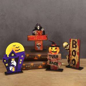 Nouvelle Décoration d'Halloween pour Extérieur : Prise de Sol pour Patio, Décoration de Pelouse, Prise de Sol d'Ambiance Horreur, Décoration de Table, Ornements Décoratifs - Product Image 2