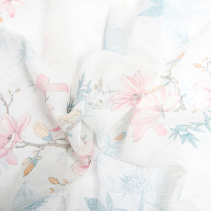 Sensación natural diseño italiano de moda tela de lino puro digital <span class=keywords><strong>PRT</strong></span> mujeres adecuado para bufanda hometextile - Product Image 2