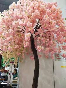 실내 옥외 훈장을 위한 주문 10ft 큰 백색 가짜 벚꽃 가짜 사쿠라 나무 큰 인공적인 벚꽃 나무 - Product Image 4