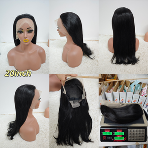 Letsfly Promotion 38.3$ Wholesale Natural Straight 13x4 Lace <b>Front</b> <b>Wig</b> 100% Human Hair <b>Wigs</b> Human for Black Women - Product Image 4