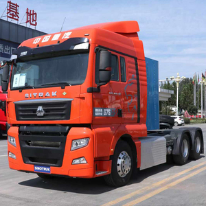 Optimus Prime CNG sitrak รถแทรกเตอร์6x4เครื่องยนต์ sinotruck สีแดงขายดียูโร6แผ่นเหล็กดีเซลอัตโนมัติ - Product Image 2