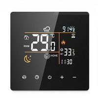 Thermostat LCD WiFi Tuya avec contrôle central Modbus RS485 pour chauffage au sol électrique haute puissance et à eau