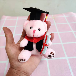 Peluche Ours Docteur de Dessin Animé avec Rembourrage en Coton PP, Pendentif Porte-clés, Petit Cadeau Commémoratif de Remise de Diplôme pour Étudiants - Product Image 2