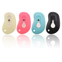 Porte-clé avec lame rétractable, mini boîte multifonctionnelle, mignon