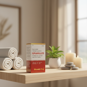 Gránulos Herbales Dhouti Yog, Extracto de Plantas, Fórmula Natural, Apoyo Suave para la Comodidad Digestiva - Product Image 1