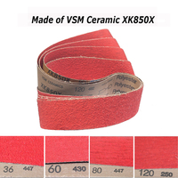 Bandas de lijado de 915x50mm (2"x36") para lijadoras de banda, bandas abrasivas de 290x50mm para pulido de cuchillos, metal duro y madera