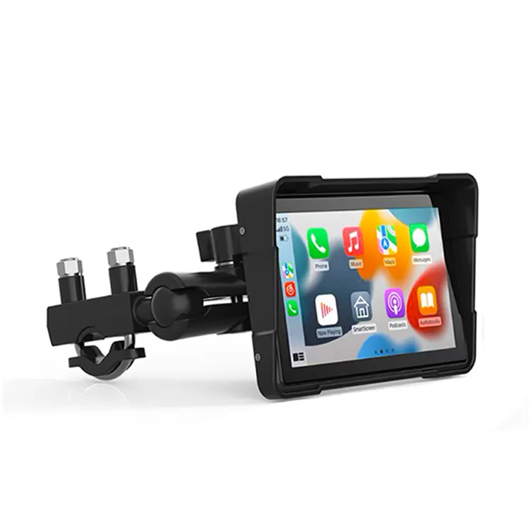 Zmecar 휴대용 모터 네비게이터 무선 오토바이 카플레이 네비게이션 5 인치 안드로이드 자동 오토바이 GPS 카플레이