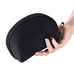 Organisateur de <span class=keywords><strong>toilette</strong></span> zippé Petite pochette Demi-lune Cosmétique Sac de beauté pour sac à main Voyage Pratique Pochette de maquillage pour femmes Filles - Product Image 3