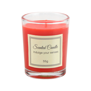 55 g Coco <span class=keywords><strong>Orange</strong></span> différentes couleurs verre clair belles <span class=keywords><strong>bougies</strong></span> parfumées en cire de soja pour la maison de fête de mariage - Product Image 2