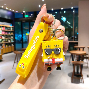 Portachiavi in Gomma Creativo <span class=keywords><strong>di</strong></span> <span class=keywords><strong>SpongeBob</strong></span> SquarePants, Personalizzato e Carino, Ideale per Coppie, Perfetto Come Regalo - Product Image 2