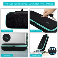 Etui pour sèche-cheveux EVA personnalisé Boîte à outils pour coiffeur avec poche en filet et ceinture élastique