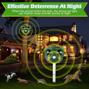 Repelente Ultrasónico de Animales, Solar, Impermeable, Patentado, para Exteriores, Repelente de Ratones y Aves, Venta al Por Mayor de Fábrica - Product Image 3