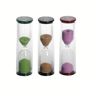 Tea-Time Hourglass Set Of 3 8cm 2.3cm For Green Black Herbal Tea Timing - Product Image 2