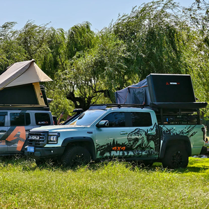 เต็นท์หลังคารถยนต์แบบเปิดด้านข้าง อลูมิเนียมแข็งแรง สำหรับรถ SUV 4x4 แบบกำหนดเอง รองรับ 3-4 คน รุ่นใหม่ เต็นท์บนหลังคา-101D ขายดีที่สุดสำหรับกิจกรรมกลางแจ้ง - Product Image 4