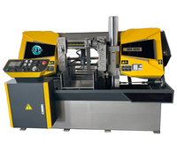 Machine à scier à ruban métallique entièrement automatique CNC, haute efficacité avec moteur multifonctionnel
