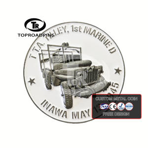 Monedas de Latón y Aleación de Zinc 3D Personalizadas Directamente del Fabricante, Monedas de Desafío <span class=keywords><strong>Blanka</strong></span>, Artesanías Metálicas Hechas a Mano - Product Image 1