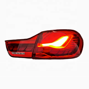 Fanali posteriori a LED in stile OLED per <span class=keywords><strong>BMW</strong></span> <span class=keywords><strong>Serie</strong></span> <span class=keywords><strong>4</strong></span> GTS 2014-2020, indicatori di direzione sequenziali, luci posteriori facelift per F32 F33 F36 F82 12v - Product Image 2