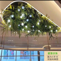 Décoration de Plafond Haute Qualité Fleur Artificielle Simulation Ornement Végétal Plante Verte Suspendue