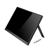 Monitor Portátil de 16 Pulgadas con Interfaz USB, Transmisión Inalámbrica para Computadora/Dispositivos Apple/Android, Reproducción Directa desde Memoria USB