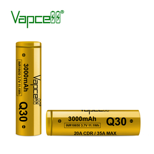 Vapcell Q30 <span class=keywords><strong>18650</strong></span> 3000mAh 20A 3,6 V Batería recargable INR18650 Gran potencia Cilíndrica Ion de litio - Product Image 3