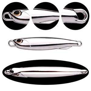 Señuelo de pesca largo de metal electrochapado DUO para larga distancia y tracción rápida, señuelo de espejo para macarela, lubina, bigmouth y carpa negra con anzuelos. - Product Image 4