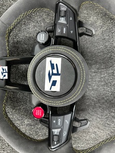 Volante Deportivo S-Line en Cuero Alcantara Completo con Botón de Arranque para Audi R8 TTRS C6 C7 S7 S4 A4 B8 RS3 SQ5 S5 B9 A6 C8 A3 <span class=keywords><strong>2018</strong></span> - Product Image 5