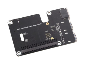 Adaptador PCIe a MiniPCIe/Gigabit Ethernet/USB 3.2 Gen1 HAT Compatible con Interfaz MiniPCIe, Módulo 4G, Raspberry Pi 5 HAT K479 - Product Image 1