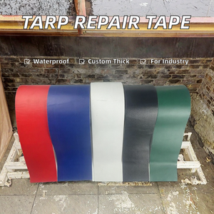 PVC Tarp Repair <b>Tape</b> Pressure Sensitive Acrylic <b>Waterproof</b> Single Sided Customizable Size Anti UV Engineer Grade Industrial Use - Product Image 2