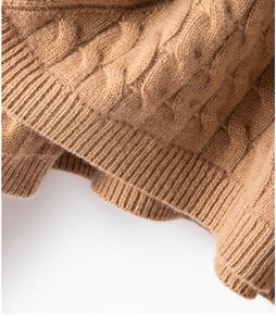 Suéter de Cachemira Puro de Mongolia Interior con Logotipo Personalizado OEM ODM, Tejido Plano 12GG, Cuello Redondo, Informal, de Invierno, para <span class=keywords><strong>Mujer</strong></span> - Product Image 4