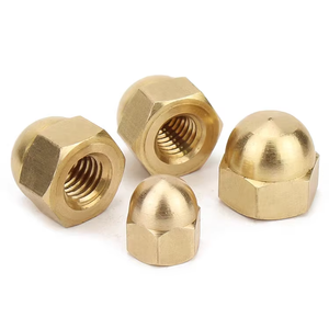 Nhà Máy bán hàng trực tiếp Vàng zinced Dome Nut với cho điện và trang trí dự án Carbon thép acorn <span class=keywords><strong>Nuts</strong></span> - Product Image 3