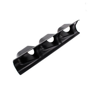 Soporte para Instrumentos de Coche de Carreras de 52 mm con Tres Orificios, Lado Izquierdo, Negro, Soporte Universal para Carga de 2 Pulgadas - Product Image 2